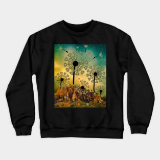 Mosaic Dandelion Crewneck Sweatshirt